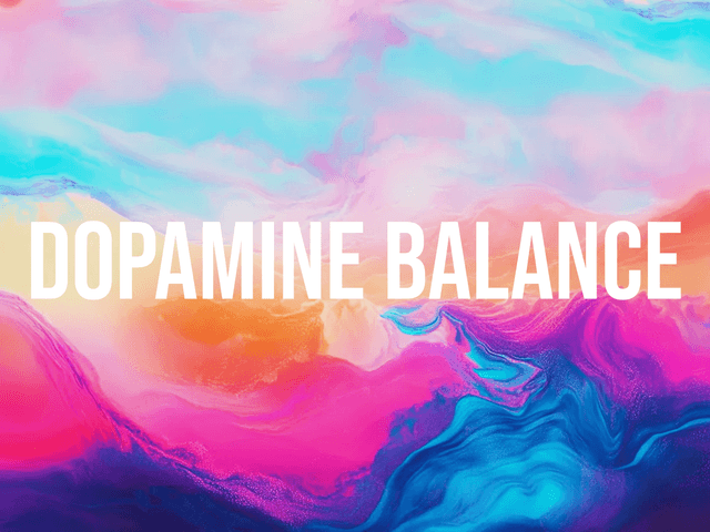 도파민 균형 잡기